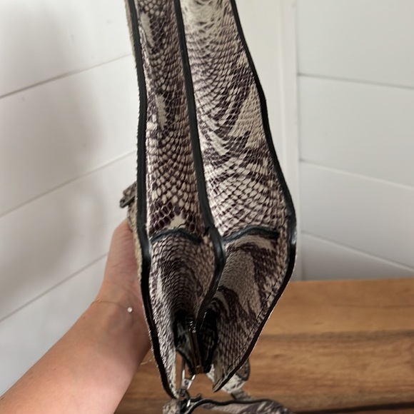 Vintage python embossed leather, made in Italy - Picture 10 of 17